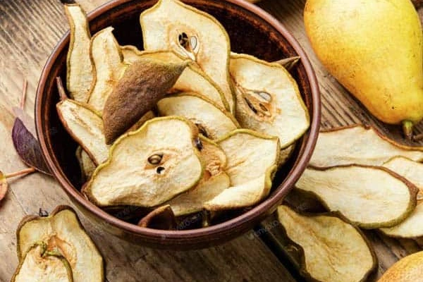 گلابی خشک بسته بندی